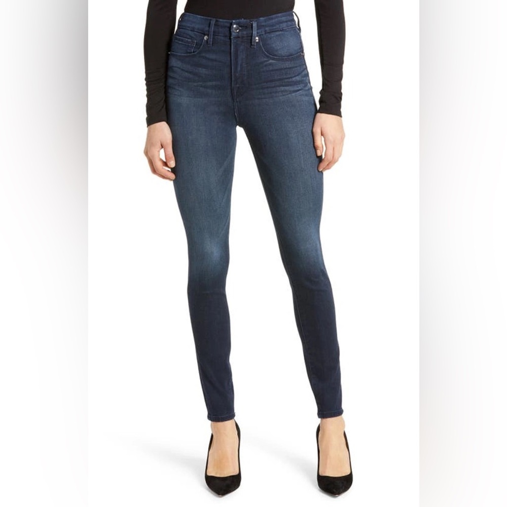 Good American GOOD LEGS HIGH WAIST ANKLE SKINNY JEANS In Size 10/30